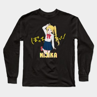 Nijika Ijichi Bocchi The Rock anime girl Long Sleeve T-Shirt